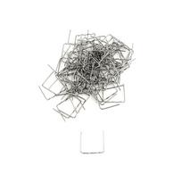 Nerūdijančio plieno karšto segtukų laikiklis automobilio buferio remontui plastikiniam suvirinimui 0,6 mm plokščia banga 1000pcs