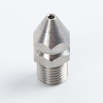 Cleaning Nozzle 1/4'' Pressure Washer Drain Sewer Cleaning Pipe Jetter Spray Nozzle 4 Jet Garden gray