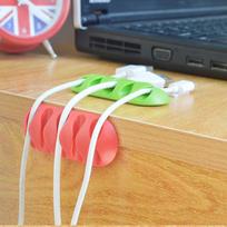 Sticky Wiring Fixture Computer Peripheral Wire Finishing and Wire Fixing Device random  tamsiai ruda spalva