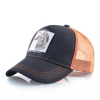 Streetwear beisbolo kepuraitė su erelio pleistru Naujos mados Tucker kepuraitės vyrams moterims Snapback Hip Hop kepuraitė 56-59cm black