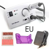 35000/20000 RPM Elektrinis nagų frezeris Manikiūro mašinos rinkinys Profesionali frezavimo staklės Manikiūro pedikiūro nagų įrankių rinkinys EU Plug balta