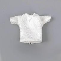 Lace Fashion Doll Clothes For Barbie Doll Outfits White Short Top T-Shirt Black Skirt For 1/6 BJD Doll Accessories Toys balta