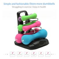 Dumbbell Holder Dumbbell Rack Three-layer Dumbbell Accessories Stand pink