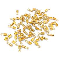 Manual Accessories Making Accessories Alloy Clip Buckle Cord End Tip Accessories For DIY Necklace Bracelet Jewelry 100pcs Connector 1#8mm auksas