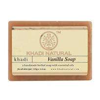 Natūralus rankų darbo muilas su vanile: probleminei odai (125 g), Vanilinis muilas rankų darbo, Khadi Natural 6.875 beige