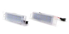 LED registracijos žibintai 2x550lm, rinkinys 2 vnt. Suderinami su Opel, Hyundai, Fiat, 12V, Off-Road