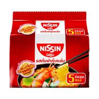 NISSIN greitai paruošiami makaronai Tom Yum Kung Sabb skonio 60 g. x 5 / 10 / 15 / 20 vnt 60 g. x 5 pcs