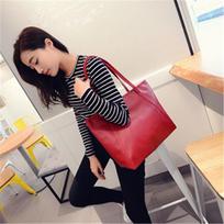 Ladies Handbag PU Leather Handbags Messenger Lady Hobo Handbag Shoulder Bag Tote PU Solid Satchel Bag One Size pink