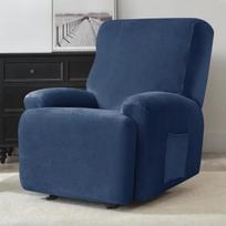 1 3 vietų aksominis pliušinis sofos užvalkalas Lazy Boy Relax foteliuko užvalkalas Elastinis sofos apsauginis poilsio kambarys Naminiai gyvūnai, nesukeliantys įbrėžimų