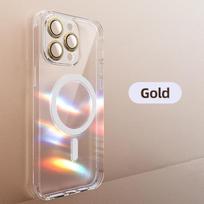 Clear Metal Lens Protection Silicon Phone Case For Iphone 11 12 13 14 Pro Max Magnetic Magsafe Wireless Charging Funda Cover For iPhone 14 auksas