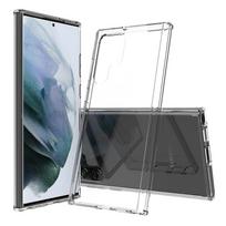 Skaidrus dėklas Samsung Galaxy S23 Ultra Silikoninis dėklas gray