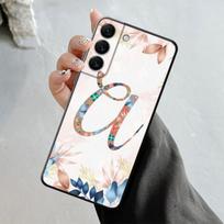 Phone Shell For Samsung Galaxy S23 S22 S21 S20 Fe Ultra S10 S9 S8 Plus Note 20ultra 10plus Case Floral Pattern Leaf Letter Art Samsung Note 10 Plus white