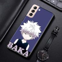 Dėklas, skirtas Samsung Galaxy S21 S20 Ultra S10 Plus Lite S21 S20 Fe 5g S10e S9 S8 S7 Edge Cover Shell Anime Cartoon Hunter X Hunter For Samsung S21 FE gray