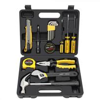 16 vnt./komplektas Remonto rinkiniai Anglinio plieno taisymo įrankiai Metrinė namų priežiūra 16pcs/set black