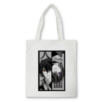 Chuuya Nakahara Bungou Benamiai šunys Anime Rankinės Pečių Krepšiai Laisvalaikio apsipirkimo Mergaičių rankinės Moteriški Drobiniai Krepšiai Bolsai 24*26cm
