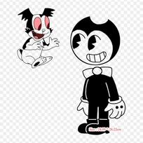 Bunnicula Bendy Bendy And The Ink Machine Themeatly Ga Iron on Heat Transfer Printing Vinyl Patches Sticker for Clothes DIY Appliques Washable Patches black