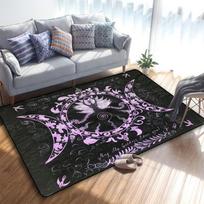 Triple Moon Pentagram Altar Tarot Witchy grindų kilimėlis Witchy kilimėlis Black Witch Essential altoriaus kilimėlis Gotikos dekoras Mandala Furry Kilimėlis 50cm x 80cm