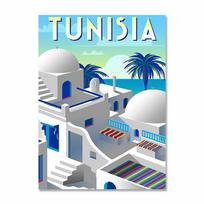 Turistinio miesto plakatas Türkiye Dubajus Tanzanija Peizažas Siena Menas Drobė Tapyba Šiaurės šalių gyvenamasis kambarys Namų dekoravimas Paveikslėlio spausdinimas 21X30cm No Frame multi