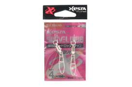 Xesta WBB Kietas fiksatorius su suktuku Dydis 4 150 lb, 2 vnt. (4554) pink