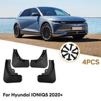 4vnt Automobilių apsaugos nuo purslų plastikiniai automobilio apsaugos įrankiai black