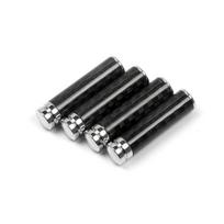 Anglies pluošto automobilio stilius, skirtas BMW F10 F11 F30 F31 F34 F36 F20F21 G30 G31 G20 G21 durų spynos varžto dangtelio apdailai juoda
