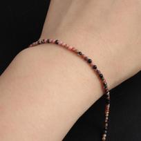 Isolation Beads 2 MM Natural Stone Dialogite Round Beads For Jewelry Making DIY Necklace Bracelet Earrings Accessory 2mm