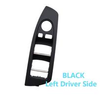 Automobilio vidinės lango pakėlimo jungiklio išorinis rėmelis Apdailos skydelis BMW 7 serijai F01 F02 730 735 740 745 750 Black Left black