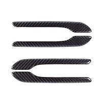 Carbon Fiber Car Door Handle Decoration For Tesla model 3 -2023 model y 2023 accessories car stickers 4pcs car A