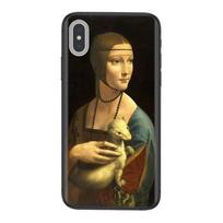 Labai pigu iPhone 11 12 13 Pro Mini 5 5S SE 5C 6 6S 7 8 X XR XS Plus Max Leonardo Da Vinci Mona Lisa Pat Cat Black Funda iphone Xs Max beige