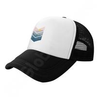 Boys' Mountain Hiking Mesh Trucker Hat Kids Toddler Snapback Baseball Cap Children's Mesh Hat Sun protection One Size white