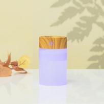 Usb Ultrasonic Air Humidifier Led Lamp Mini Essential Oil Diffuser Car Purifier Aroma Anion Mist Maker With Romantic Light A beige