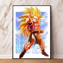 Posters and Prints Dragon Ball Oil Painting Christmas Gifts Wall Art Home Decoration 21cm×30cm NoFrame