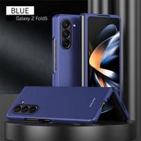 Luxury Hard PC Frosted Case for Samsung Galaxy Z Fold5 5G SM-F946B 7.6  Silm Anti-Knock Protective Shell Cover Galaxy Z Fold 5 Plating Phone Cases For Samsung Z Fold 5 mėlyna