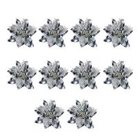 Christmas Tree Decoration Fake Flowers Easy To DIY gray