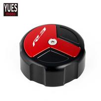 Motorcycle Accessories Flash Deals Front&Rear brake Fluid Cylinder Master Reservoir Cover Cap Fits For YAMAHA YZF R3 Rear Red