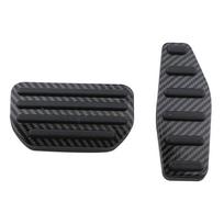 Anglies pluošto automobilio pedalai Suzuki Jimny JB74 JB64 2022 dujų ir stabdžių pedalo dangtelis MT black