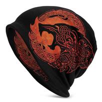 FENRIR LOKI SŪNAS Vilkas Romantiškas siaubo filmas Vikingas Unisex Bonnet žieminės vėjui atsparios dvisluoksnės skrybėlės unisex moterims One Size