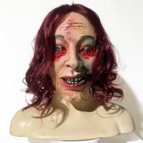 Evil Dead Rise Ghost kaukė Helovino galvos kaukė Ghostface Cosplay kostiumas balta