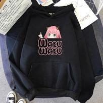 Japonijos anime Šnipas X Šeima Anya Forger Unisex drabužiai Grafiniai megztiniai Harajuku Streetwear Unisex Hoodie Kawaii Animacinis filmas 2XL