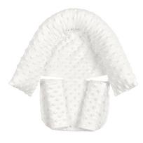 Baby Car Safety Soft Sleeping Head Support Pillow with Matching Seat Belt Strap Covers Baby Carseat Neck Protection balta
