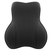 Automobilio galvos atrama Automobilinės sėdynės pagalvė Automobilio kaklo pagalvė Automobilinės sėdynės Automobilio kaklo pagalvės atmintis Black lumbar support