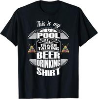 Billiards Ball Pool Player Humor Design Unisex T-shirt S