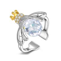 S925 silver little bee animal new women's ring jewelry one size balta