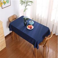 Modern All -Match Solid Tablecloth Red Green Washable Coffee Dinner Table Cloth Cover For Party Banquet Restaurant Table Decor 90CM X 90CM blue