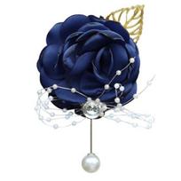 „Yousheng Rose“ riešo korsažo „Boutonniere“ puikaus darbo Kalnų krištolinio korsažo elegantiški vestuvinių gėlių aksesuarai Corsage