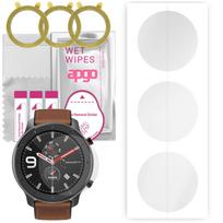 3x apgo Hydrogel ekrano apsauga, skirta Amazfit GTR (47 mm), Hidrogelio plėvelė su pozicionavimo sluoksniu, kurį lengva montuoti
