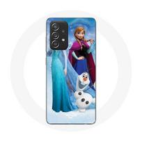 Coque - maniacase - Samsung Galaxy A52 - La Reine Des Neiges - Protection - Souple juoda
