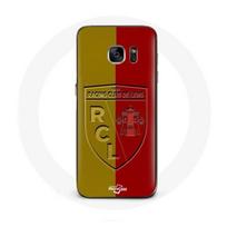 Coque Samsung Galaxy S6 rcl lens Logo fond jaune et rouge geltona
