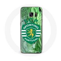 Coque Samsung Galaxy S6 scp sporting portugal fond vert žalia