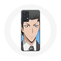 Case - Maniacase - Samsung Galaxy A32 5G - Karasuma Tadaomi - Silicone - Soft juoda
